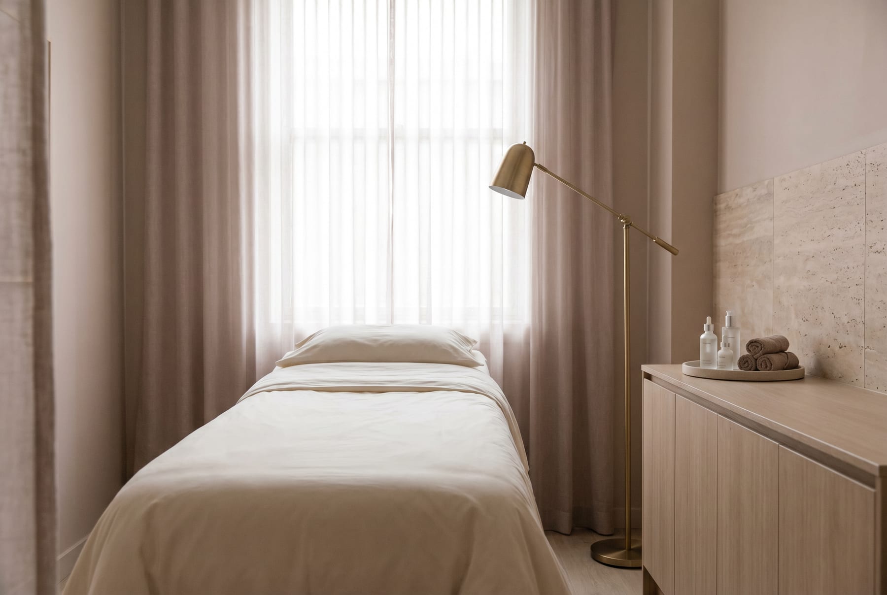 Treatment room at SHÈ Aesthetics